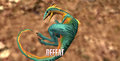 A Defeated Compsognathus